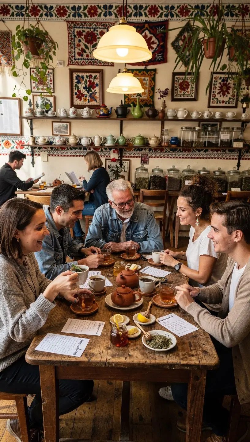 Gyógyteák összetevői, mint a hibiszkusz és a kamilla.